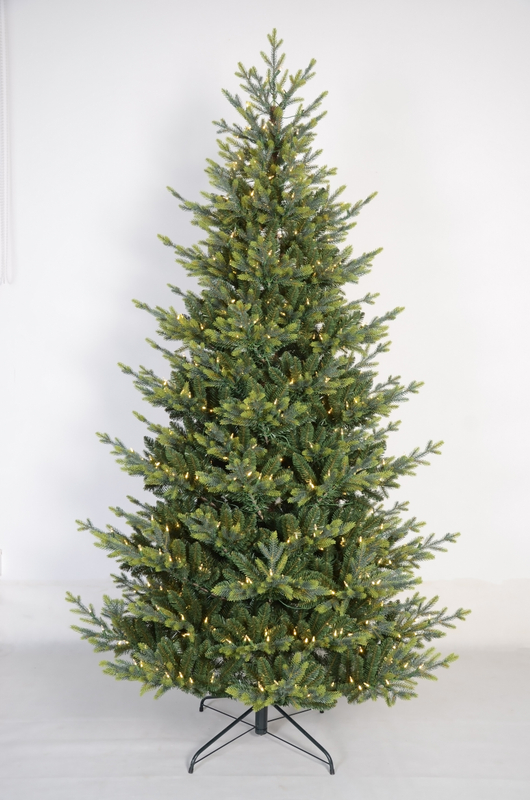 X'mas グリーンカラー 普通のクリスマスツリー 金属脚付き - 3