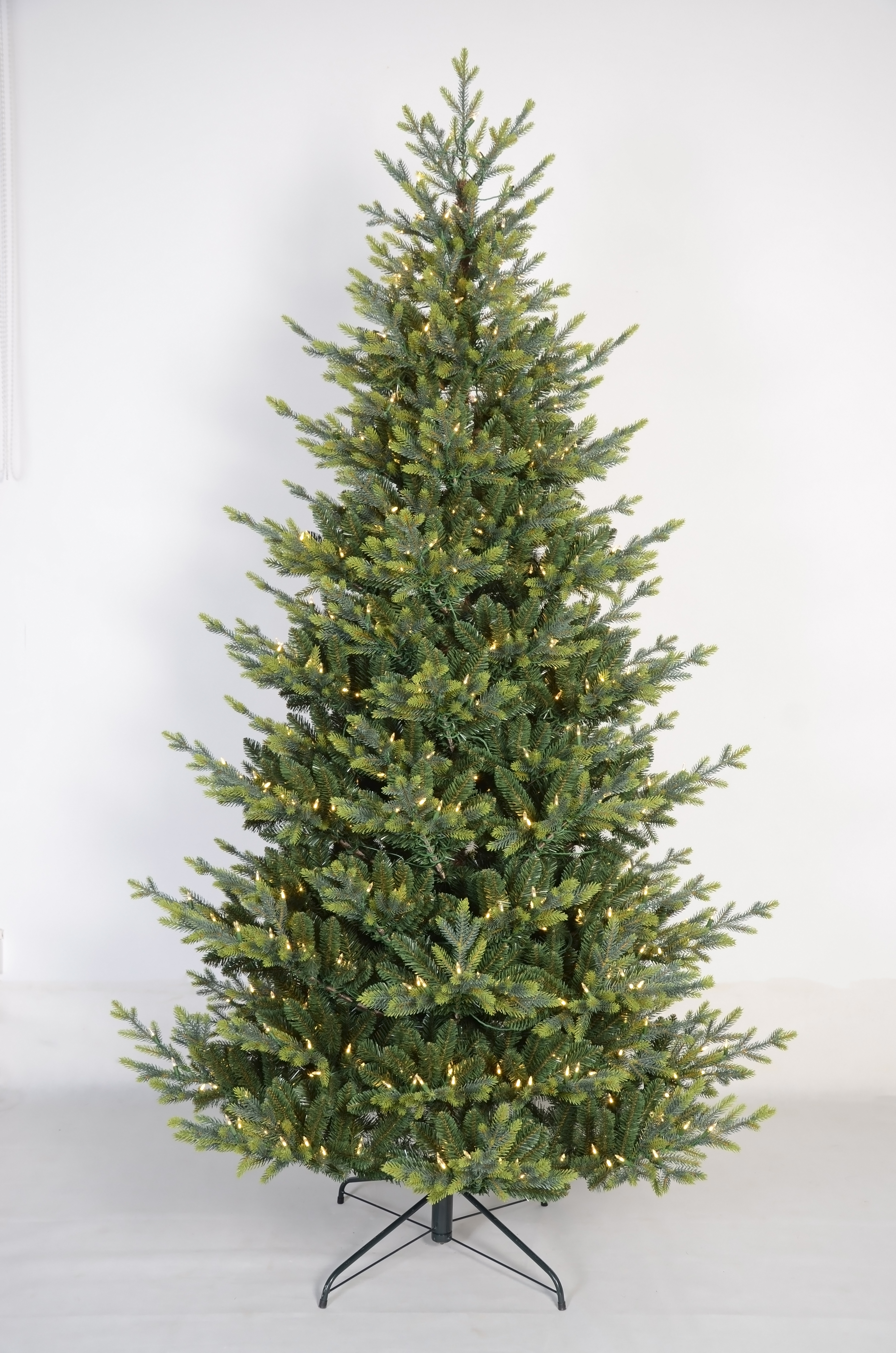 X'mas グリーンカラー 普通のクリスマスツリー 金属脚付き - 3