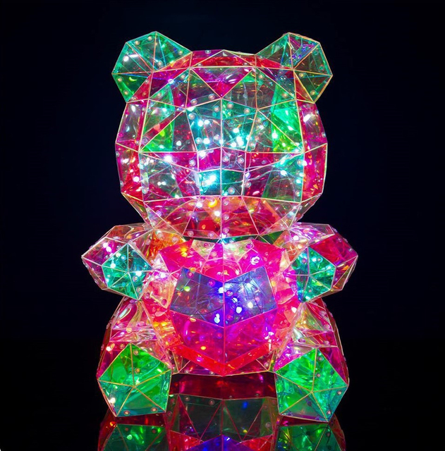 カラフルなラブベア