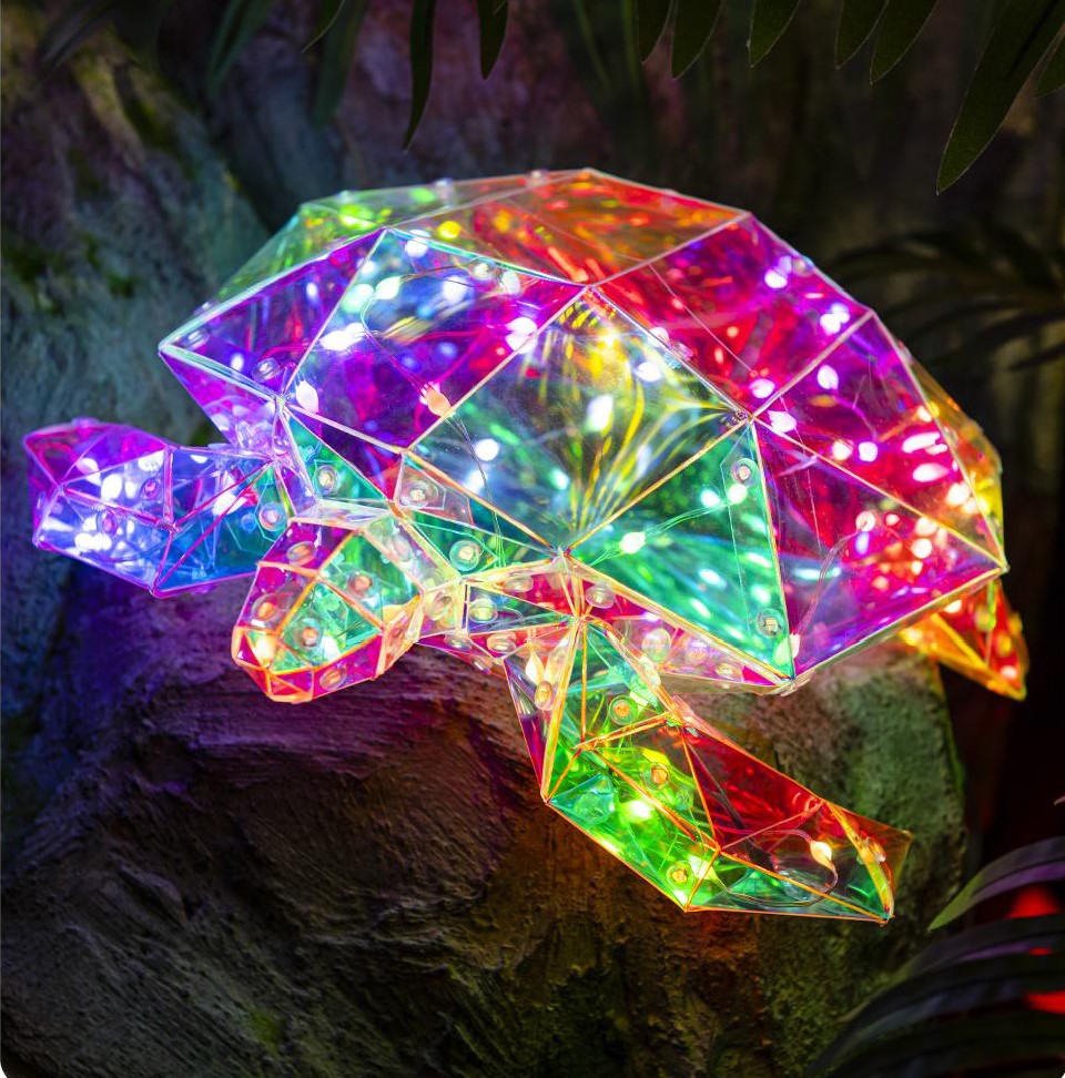 カラフルなクジラ