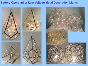 テーブル装飾ライト1(メタルワイヤー装飾ライト)