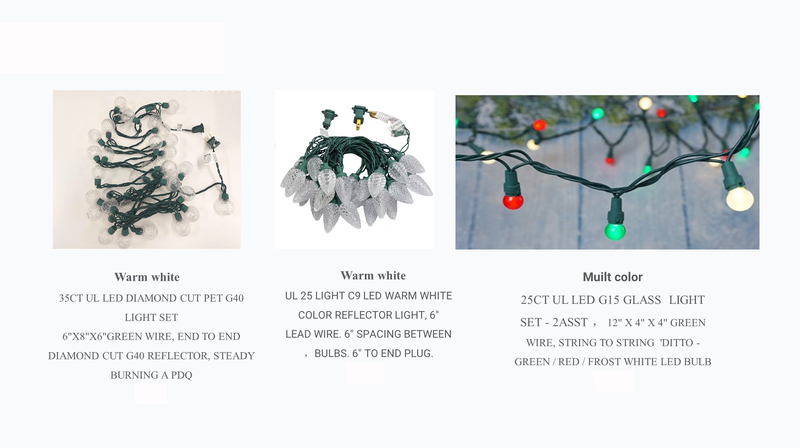 F5 LEDストリングライト+キャップ