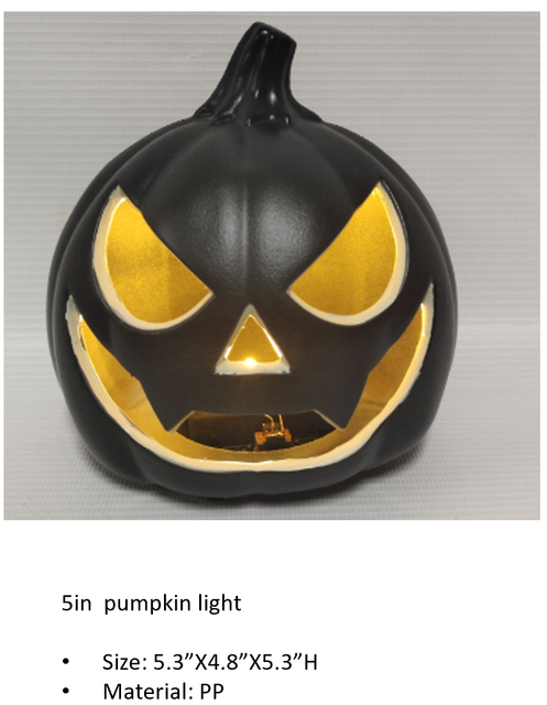 PP 5インチ ブラック パンプキン モデルライト 
