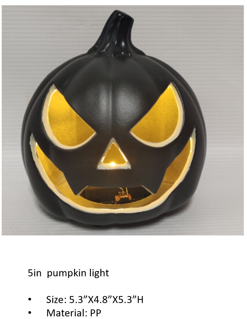 PP 5インチ ブラック パンプキン モデルライト 
