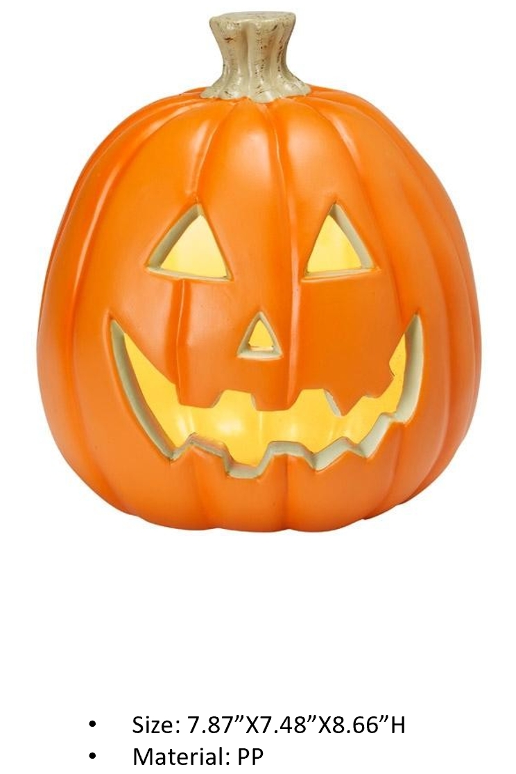 PPオレンジ色パンプキンモデルライト 