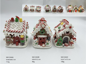 粘土生地のジンジャーブレッドマン / 雪だるま / ハウスライト付きクリスマスツリー - 42