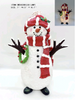 雪だるまがスカーフをかぶっている粘土生地 - 14
