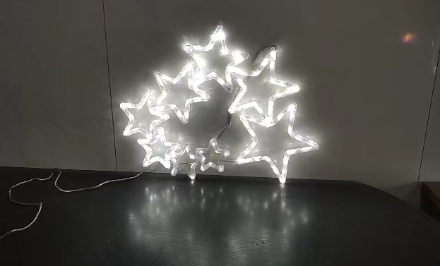 128個の白いLEDライトと8機能コントローラーを備えた8個のPCSをブラシをかけました