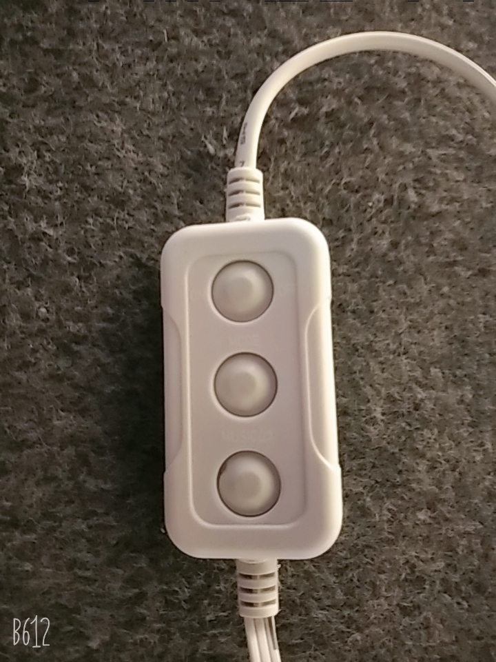 ファンタジールーフエッジ照明-5054 RGB四角いレンズハウジングとビルトインICコントロールボードを備えたRGBカラー変更LED