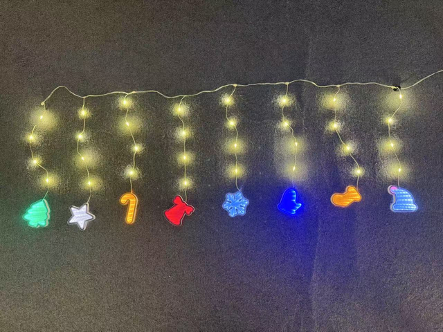 ICICLE STARカーテントンネルLEDストリングライト