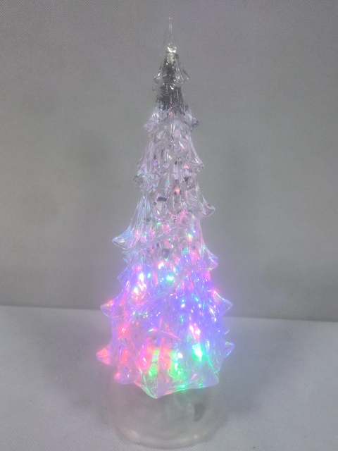 星付きアクリルクリアクリスマスツリー2