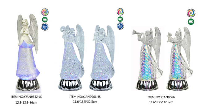 アクリルウォータークリスタルライト 天使の祈り/トランペットの演奏 SJ-27