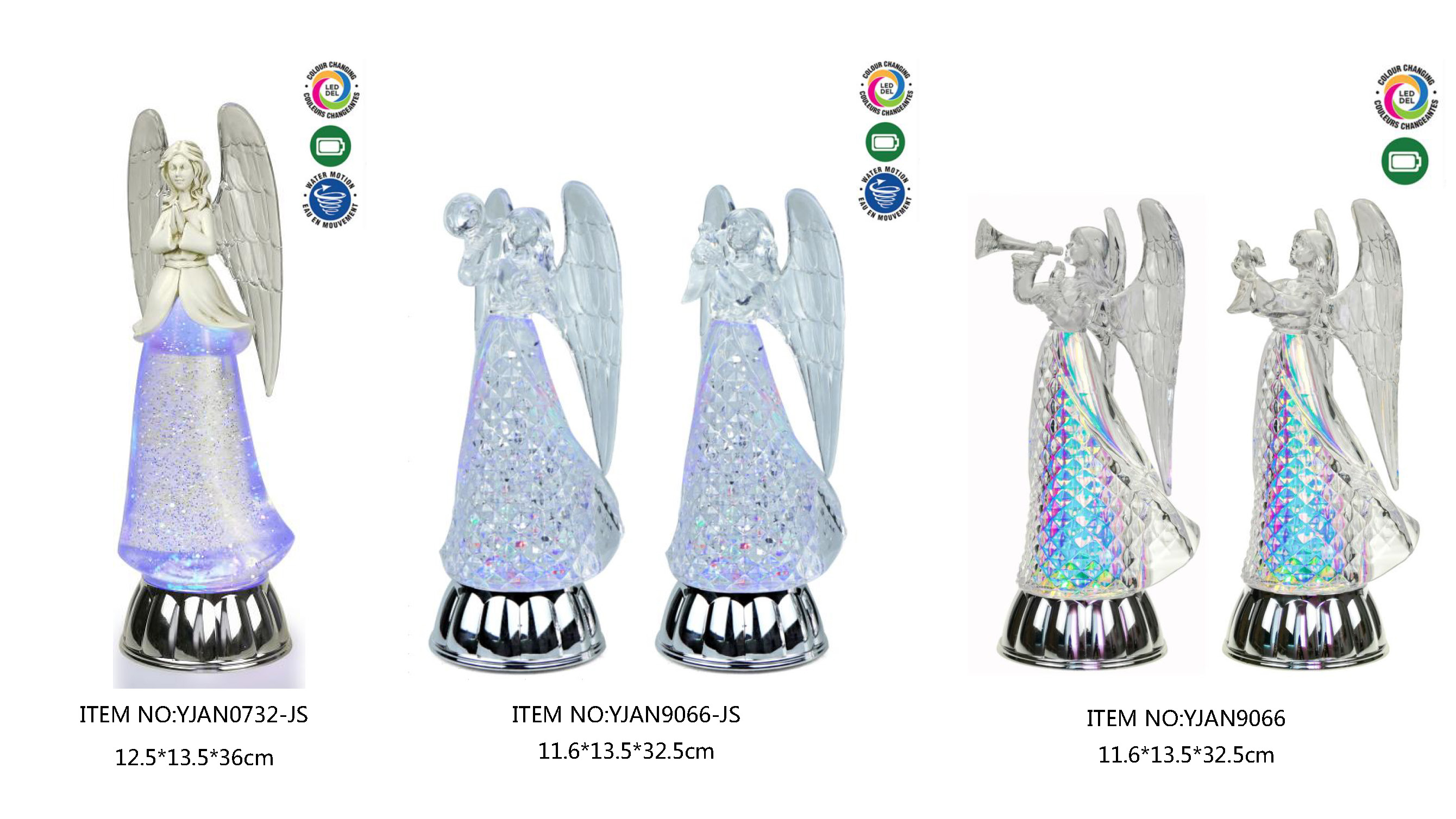 アクリルウォータークリスタルライト 天使の祈り/トランペットの演奏 SJ-27