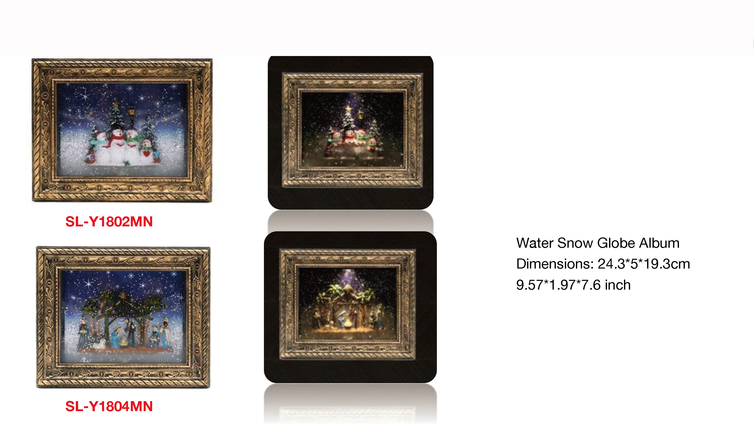 アクリルウォータースノーグローブアルバム スノーマン SR-118