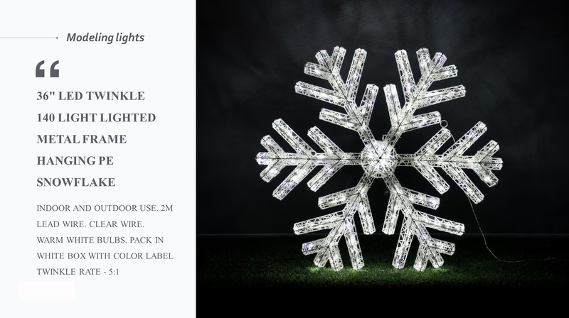 メタル フレーム ハンギング Pe スノーフレーク