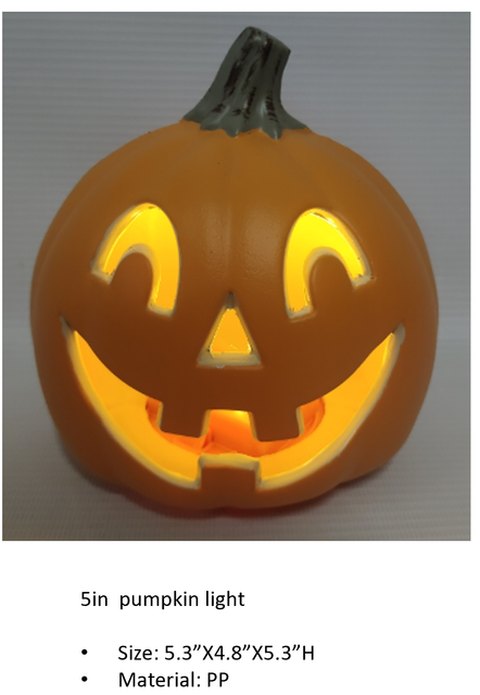 PPオレンジ色パンプキンモデルライト 