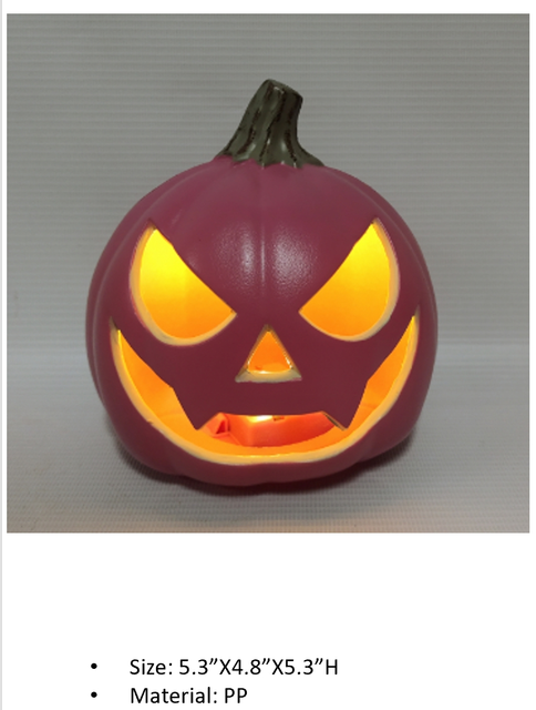 PP 5インチ パープルカラーパンプキンモデルライト