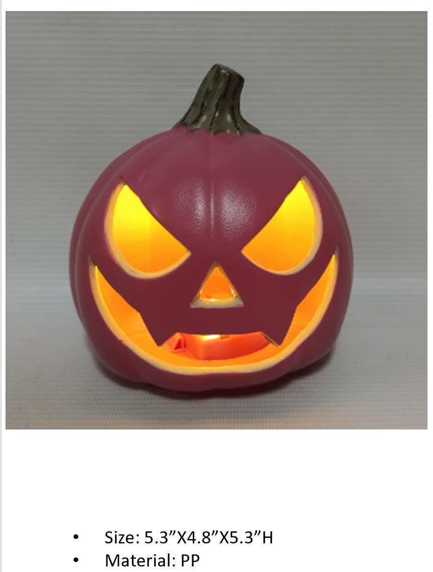 PP 5インチ パープルカラーパンプキンモデルライト