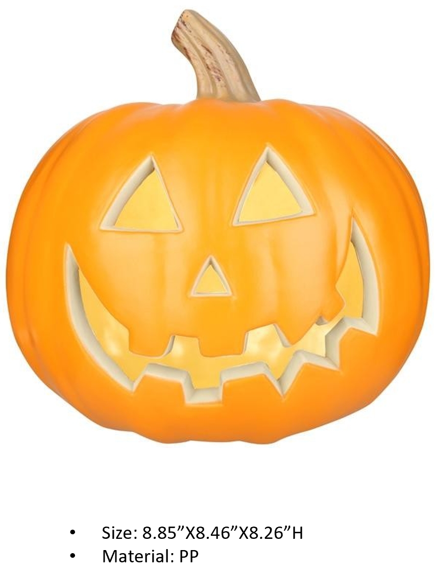 PPオレンジ色パンプキンモデルライト