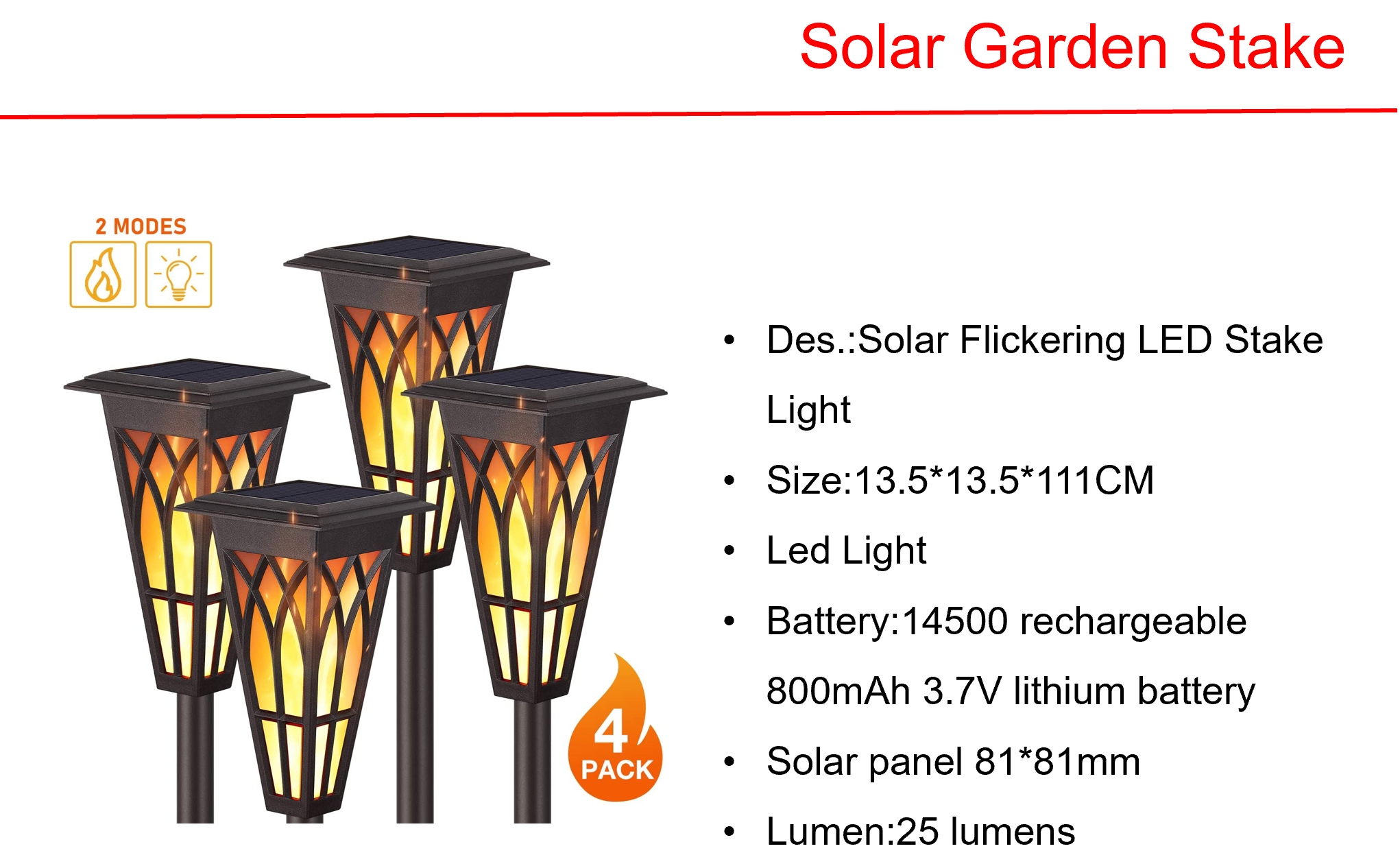 ソーラー LED ちらつき LED ステーク & シェイプ ソーラー フェンス ライト