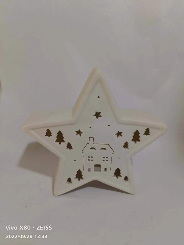 磁器の家と木のライト - 22