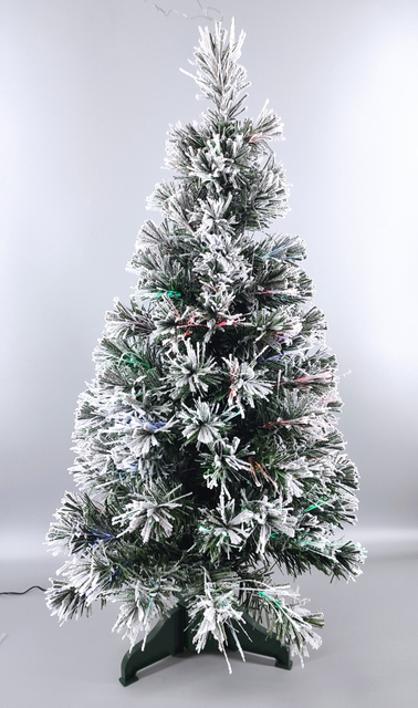 クリスマスグリーンカラークリスタルファイバーツリー++植毛、マテル脚付き - 10