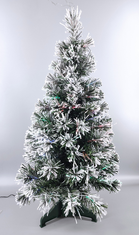 クリスマスグリーンカラークリスタルファイバーツリー++植毛、マテル脚付き - 10