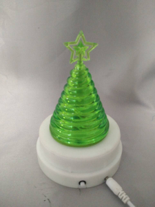 磁気回転ベースの緑の樹状ランプ