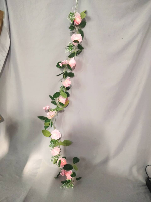 バラの形をしたLEDストリングライト - 透明なAA*2バッテリーケースで直径8cmの咲く、ロマンチック/装飾照明に最適