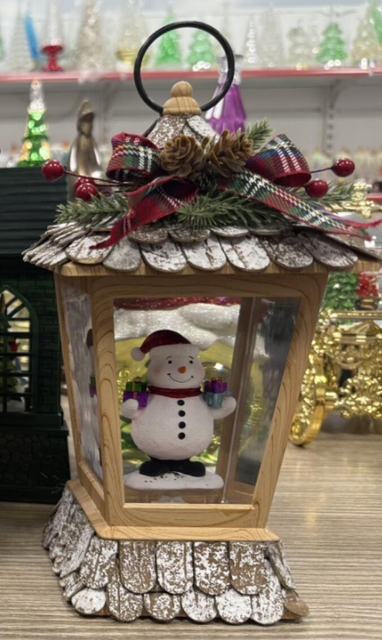 台形ハウスランプライトウッドグレインカラーフローラルマテリアルスノーマンインテリア装飾