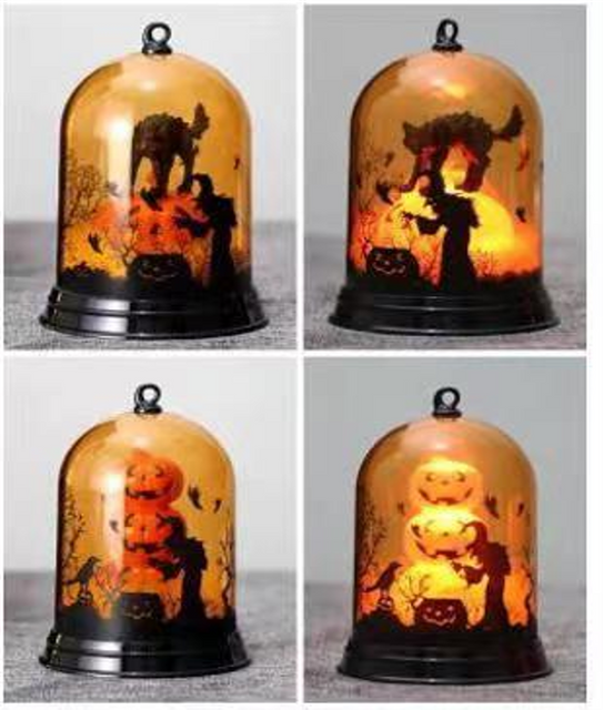 アクリル製ハロウィンライト クリアカバー付き