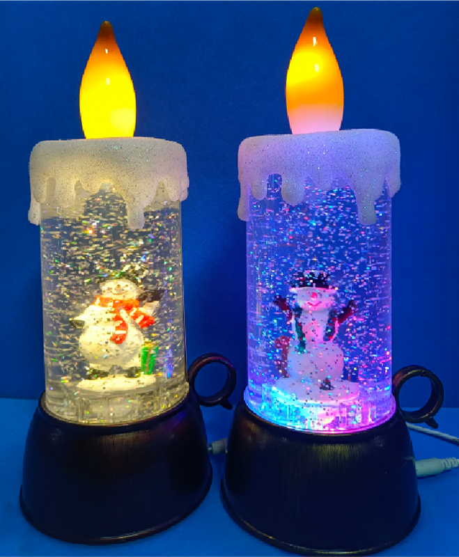 アクリル透明キャンドルウォーターライト